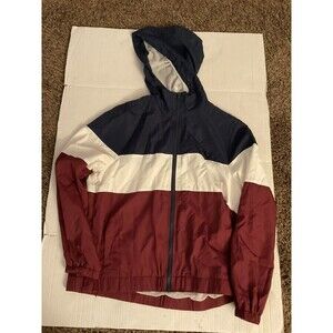 Ambience Outwear Rain Jacket w/ Hood Size M Red DRYVENT Classic!